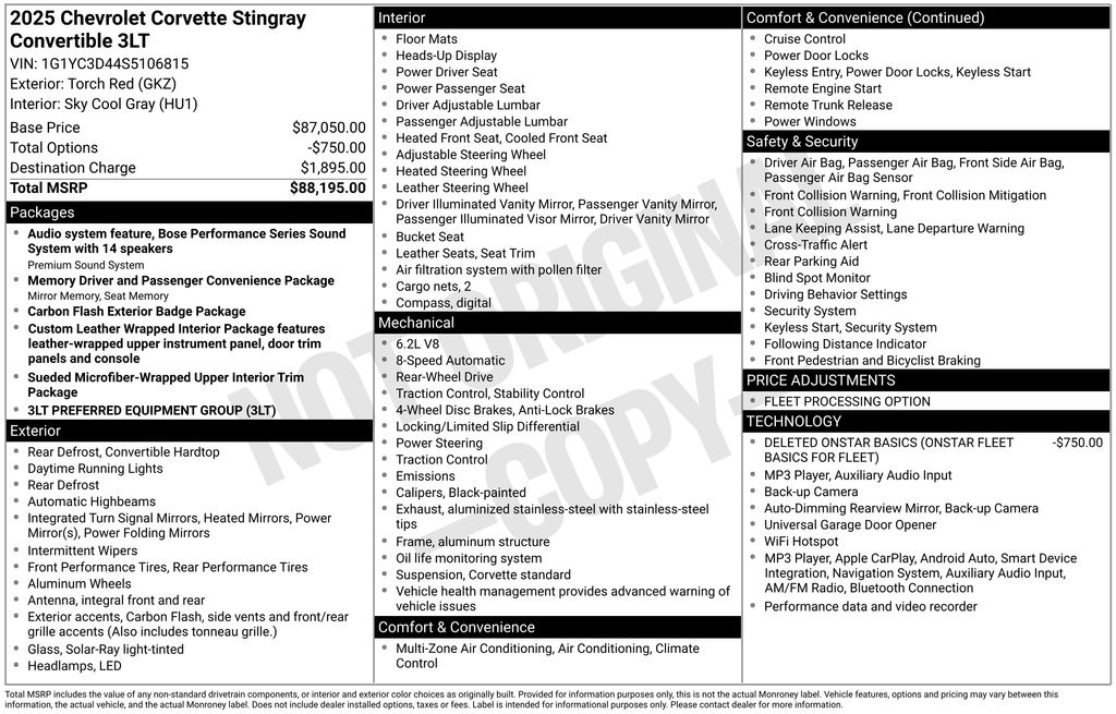 2025 Chevrolet Corvette 3LT - Photo 26