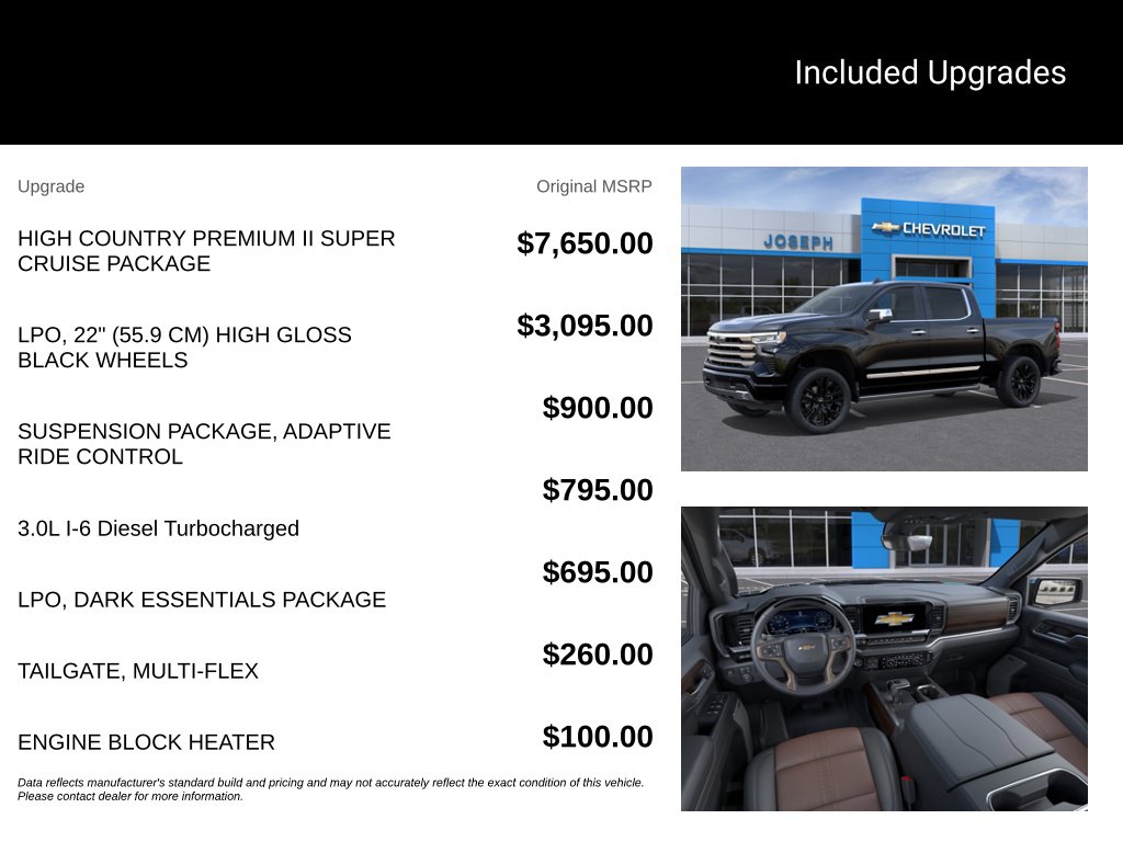 New 2026 Chevrolet Silverado 1500 High Country Truck