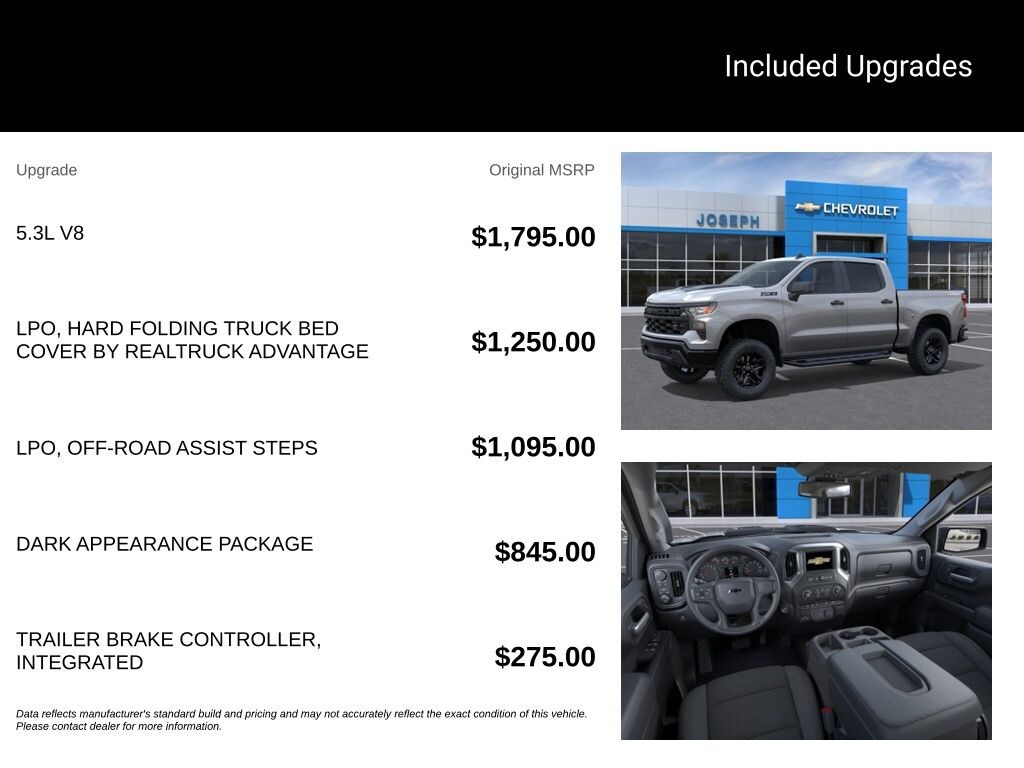 New 2026 Chevrolet Silverado 1500 Custom Trail Boss Truck