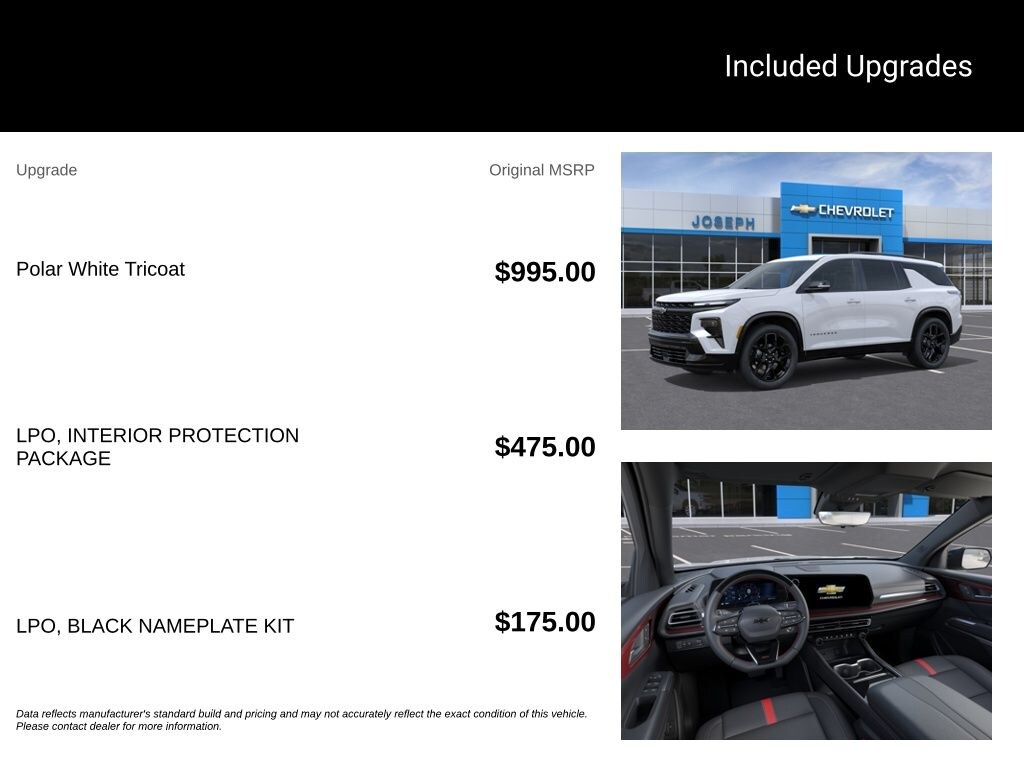 New 2026 Chevrolet Traverse RS SUV