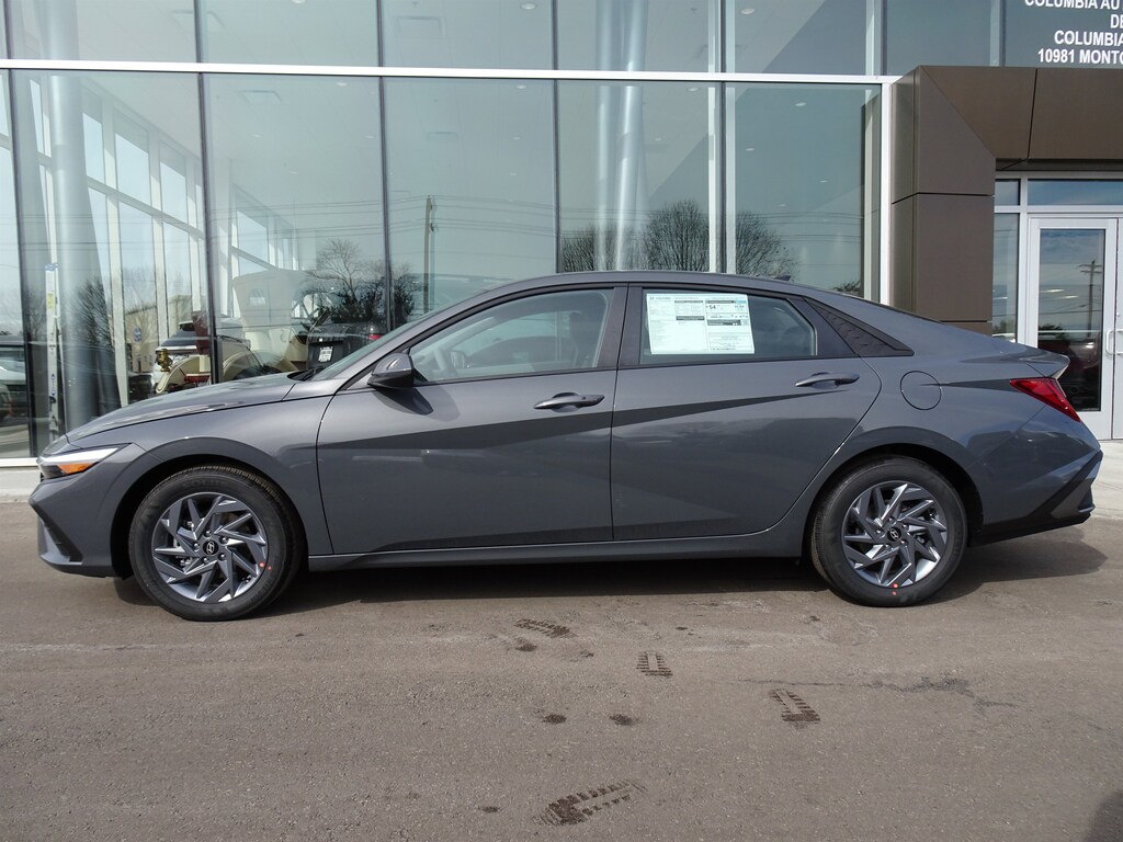 New 2026 Hyundai Elantra Hybrid Blue Sedan