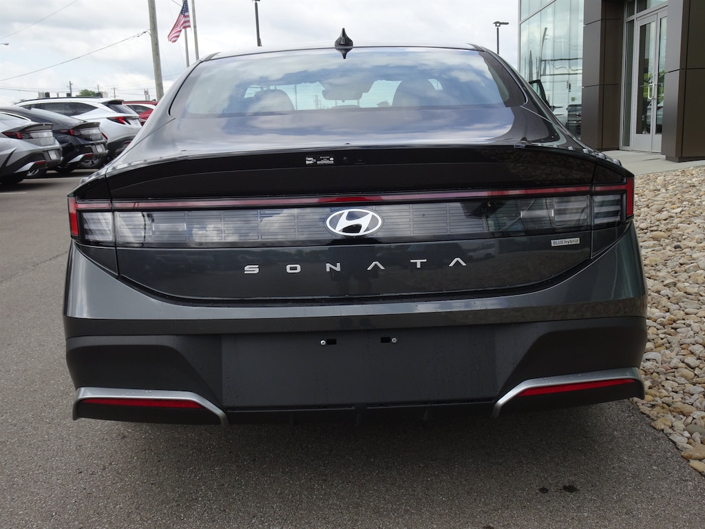 New 2026 Hyundai Sonata Hybrid Blue Sedan