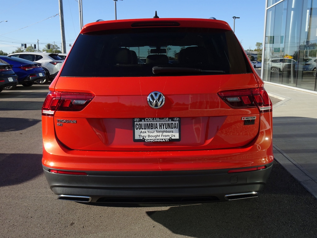 Used 2019 Volkswagen Tiguan 2.0T SE 4MOTION SUV