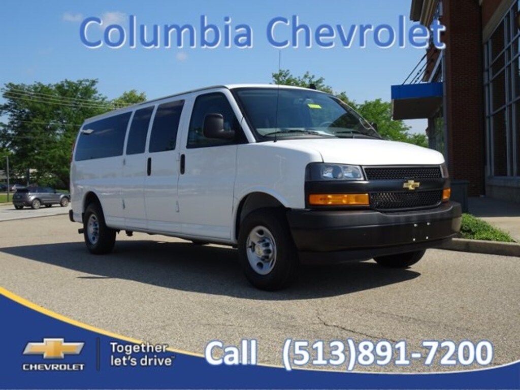 Certified 2024 Chevrolet Express 3500 LS Van Extended Passenger Van
