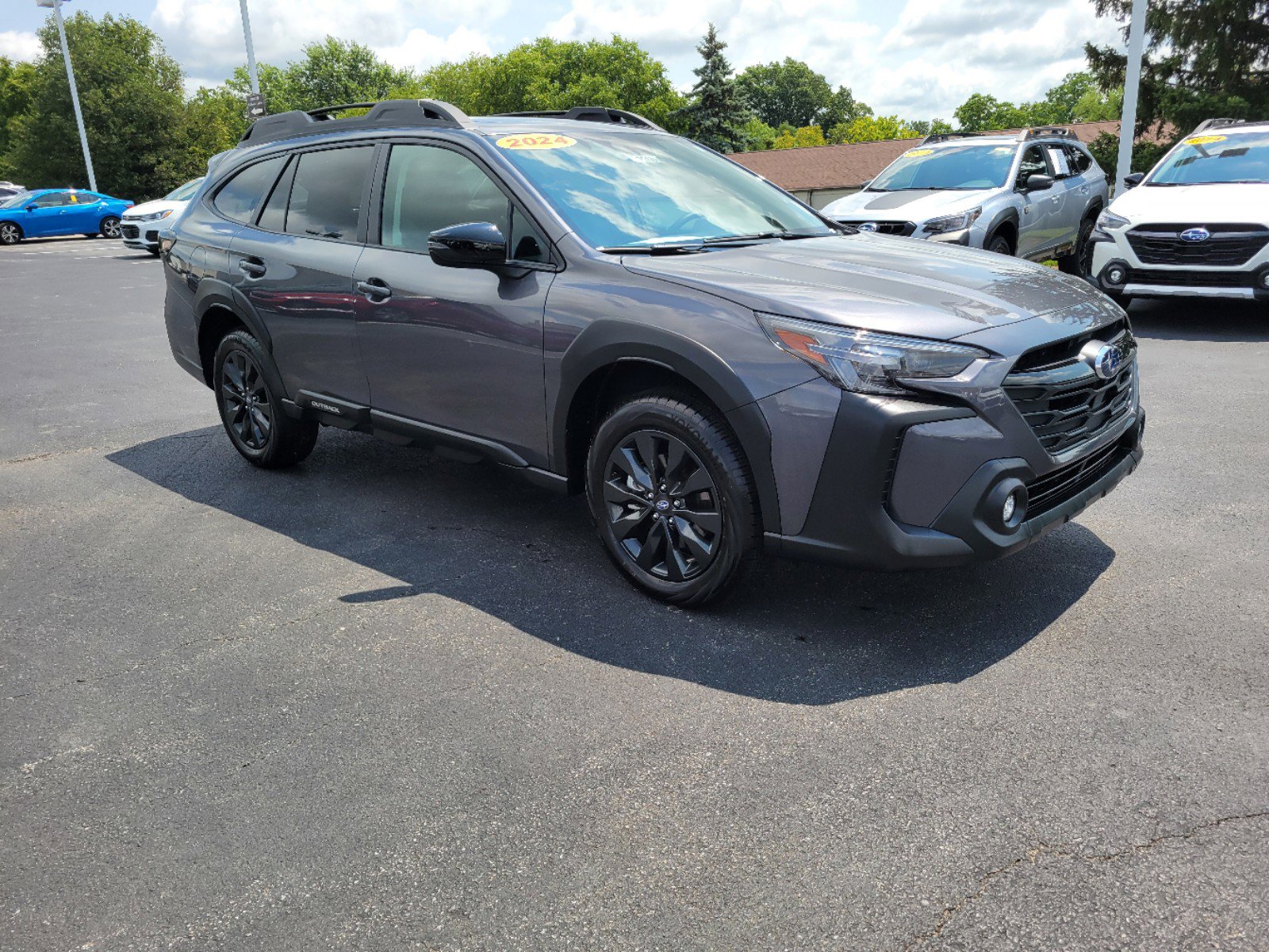 Certified 2024 Subaru Outback Onyx Edition with VIN 4S4BTGLD6R3231113 for sale in Florence, KY