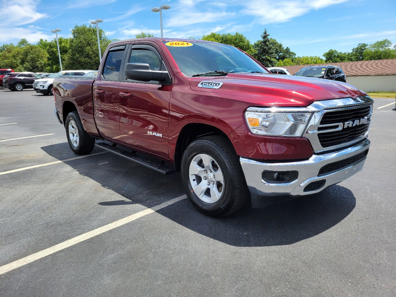 Used 2021 RAM Ram 1500 Pickup Big Horn/Lone Star with VIN 1C6RRFBG0MN700918 for sale in Florence, KY