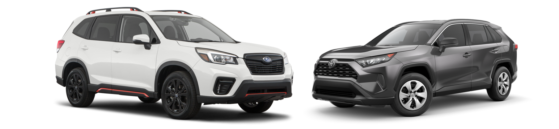 Subaru Forester compared to the Toyota RAV4