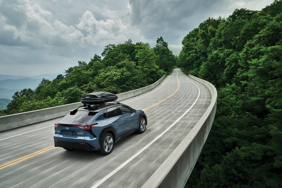Subaru Solterra 2024 Driving Near Cincinnati