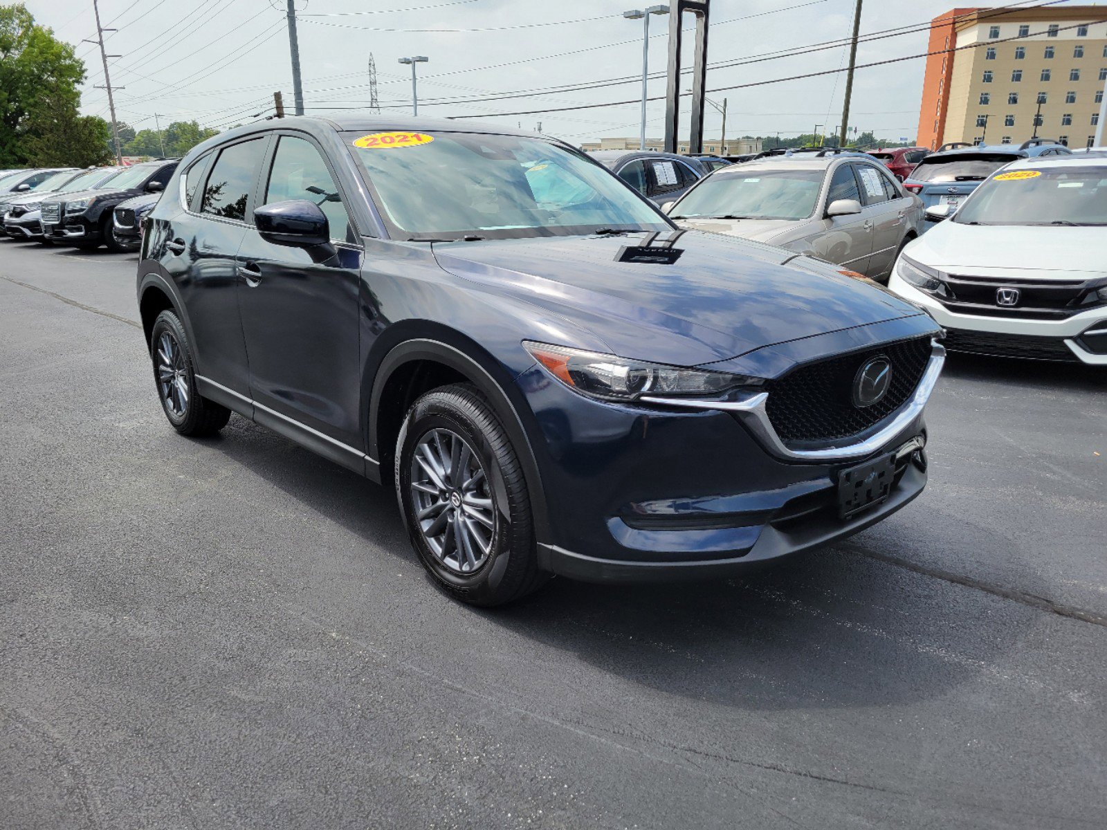 Used 2021 Mazda CX-5 Touring with VIN JM3KFBCM7M0363863 for sale in Florence, KY