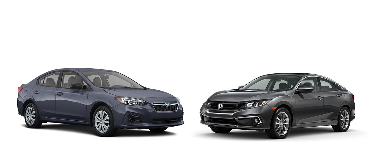 Compare the Subaru Impreza vs. Honda Civic  Joseph Subaru