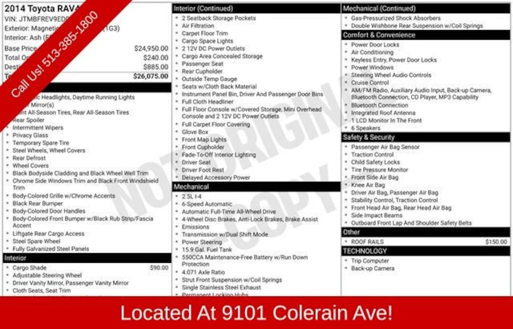 Used 2014 Toyota RAV4 LE SUV
