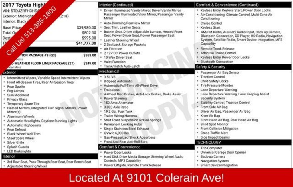 Used 2017 Toyota Highlander XLE SUV