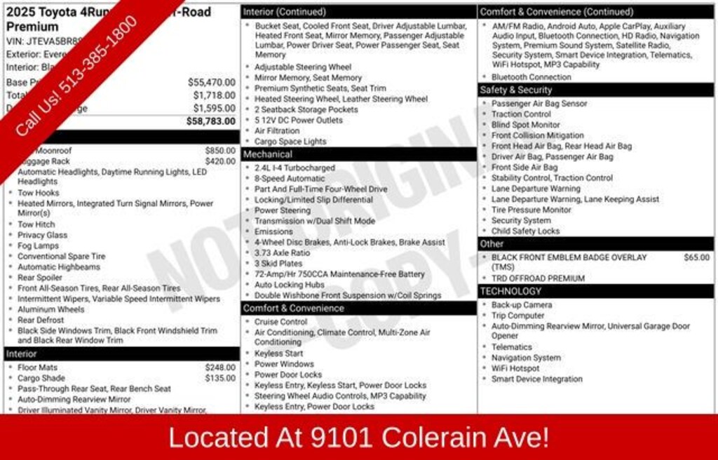 Used 2025 Toyota 4Runner TRD Off-Road Premium SUV