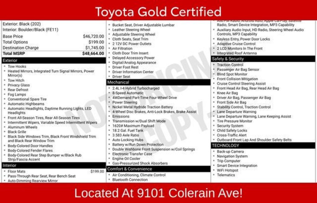 Certified 2025 Toyota Tacoma i-FORCE MAX TRD Sport Truck Double Cab