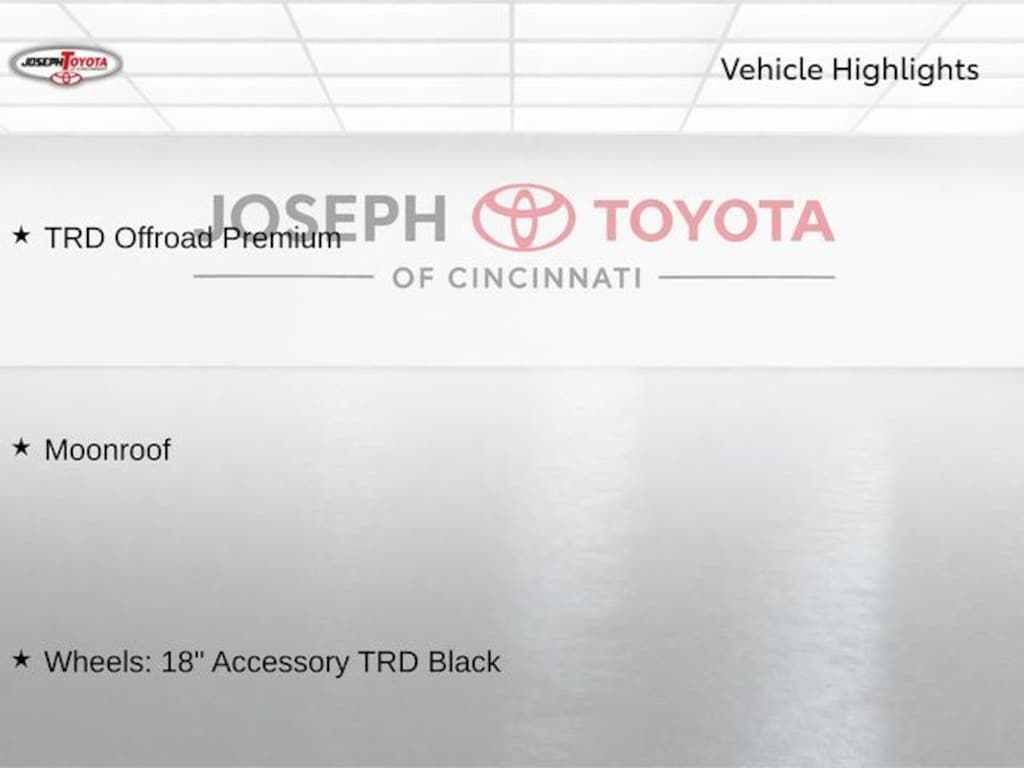 New 2026 Toyota 4Runner TRD Off Road Premium SUV