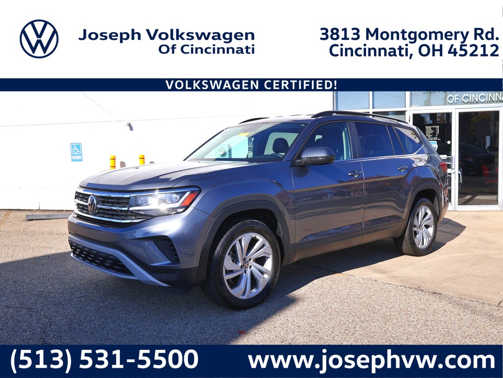 Certified 2022 Volkswagen Atlas 3.6L V6 SE w/Technology SUV