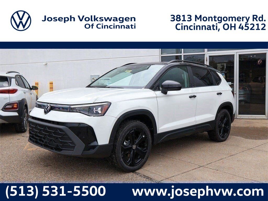 New 2026 Volkswagen Taos 1.5T SE Black SUV