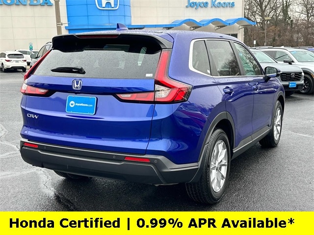 Certified 2025 Honda CR-V EX-L with VIN 2HKRS4H78SH411582 for sale in Manassas, VA