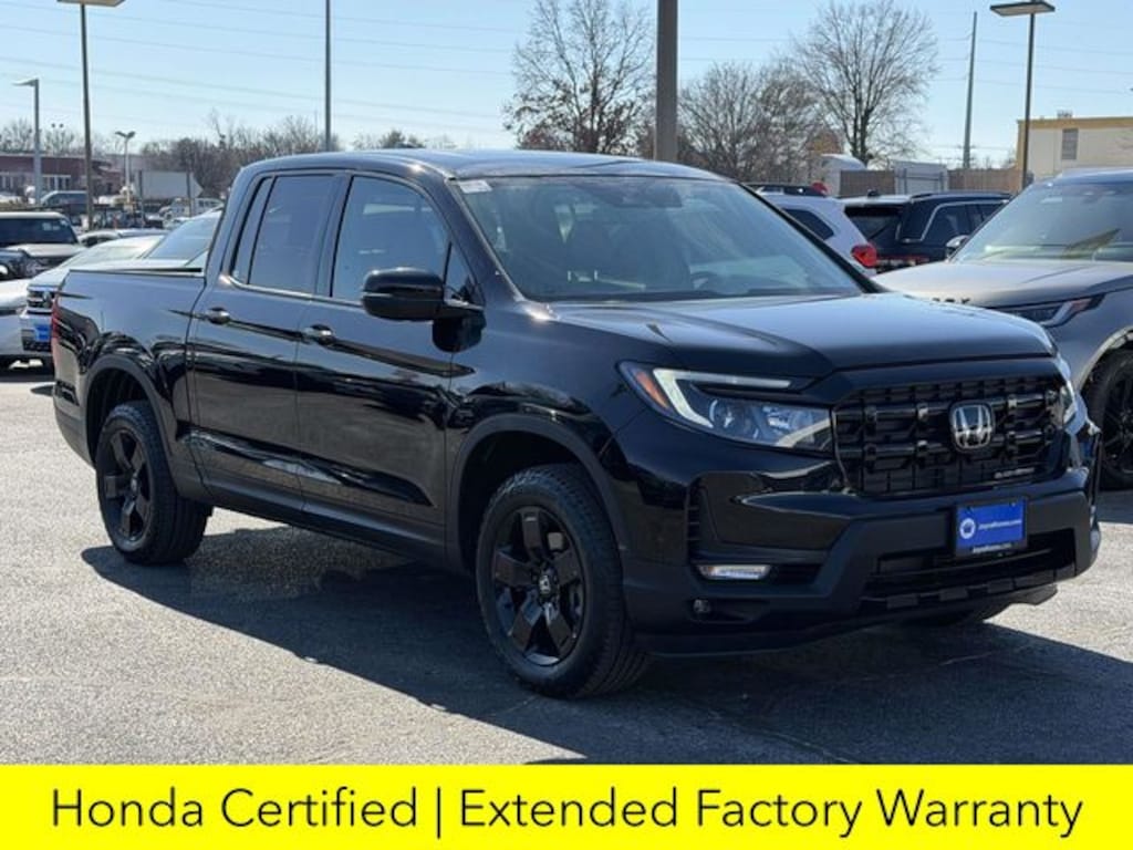 Certified 2024 Honda Ridgeline Black Edition Truck Crew Cab
