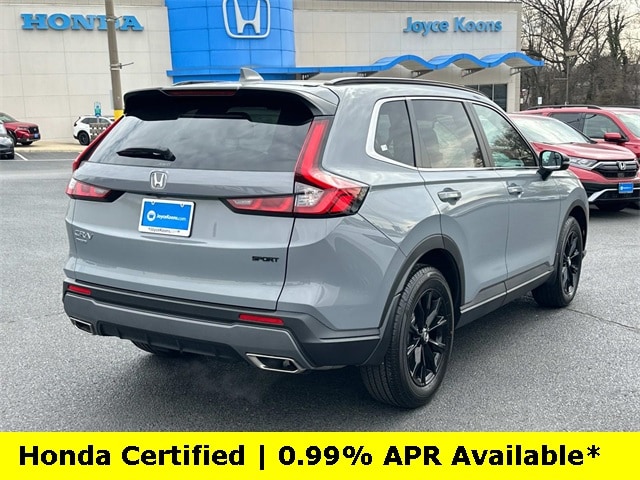 Certified 2025 Honda CR-V Sport with VIN 7FARS6H51SE028872 for sale in Manassas, VA