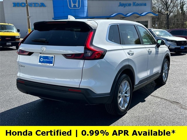 Certified 2025 Honda CR-V EX-L with VIN 2HKRS4H70SH443670 for sale in Manassas, VA