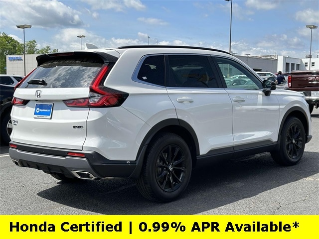 Certified 2025 Honda CR-V Sport with VIN 7FARS6H5XSE076502 for sale in Manassas, VA