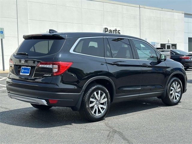 Used 2021 Honda Pilot EX-L with VIN 5FNYF6H53MB008587 for sale in Manassas, VA
