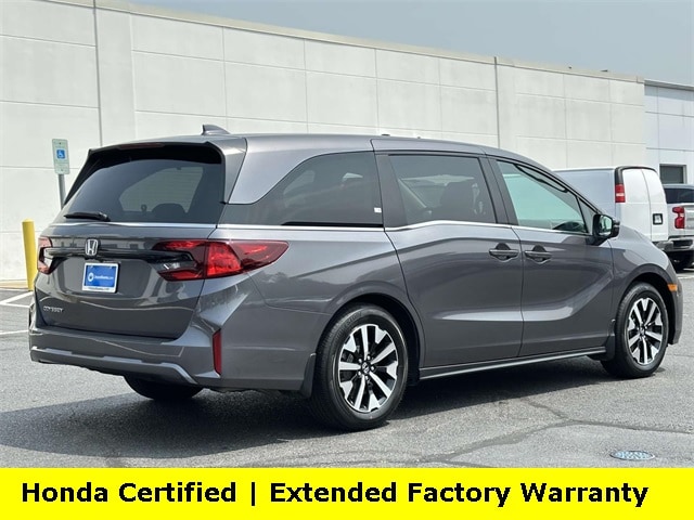 Certified 2025 Honda Odyssey EX-L with VIN 5FNRL6H64SB039558 for sale in Manassas, VA