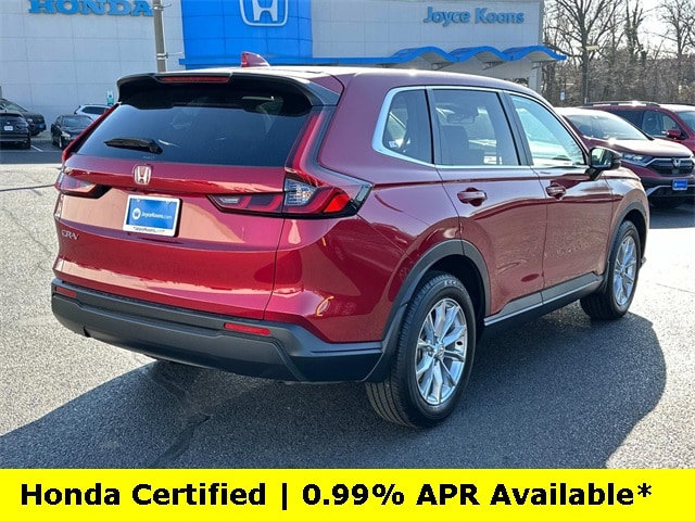 Certified 2025 Honda CR-V EX with VIN 2HKRS4H41SH443103 for sale in Manassas, VA