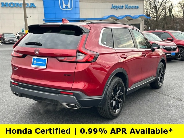 Certified 2025 Honda CR-V Sport with VIN 5J6RS6H52SL011307 for sale in Manassas, VA