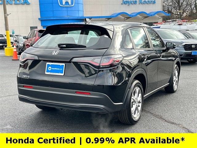 Certified 2025 Honda HR-V LX with VIN 3CZRZ2H30SM707133 for sale in Manassas, VA