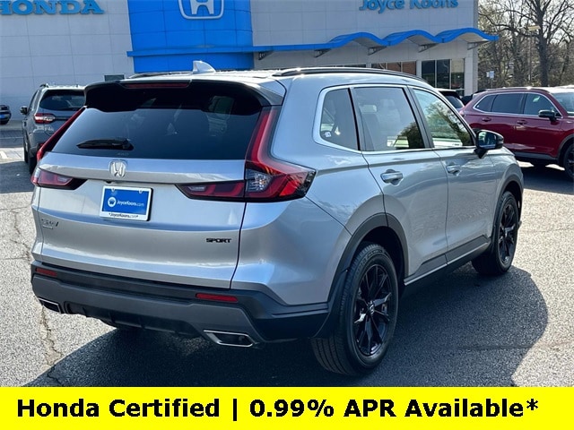 Certified 2025 Honda CR-V Sport with VIN 5J6RS6H54SL024995 for sale in Manassas, VA