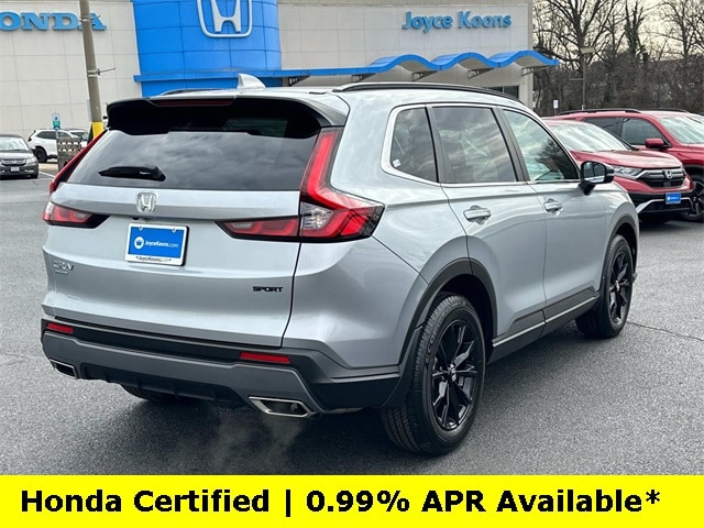 Certified 2025 Honda CR-V Sport with VIN 7FARS6H53SE030137 for sale in Manassas, VA