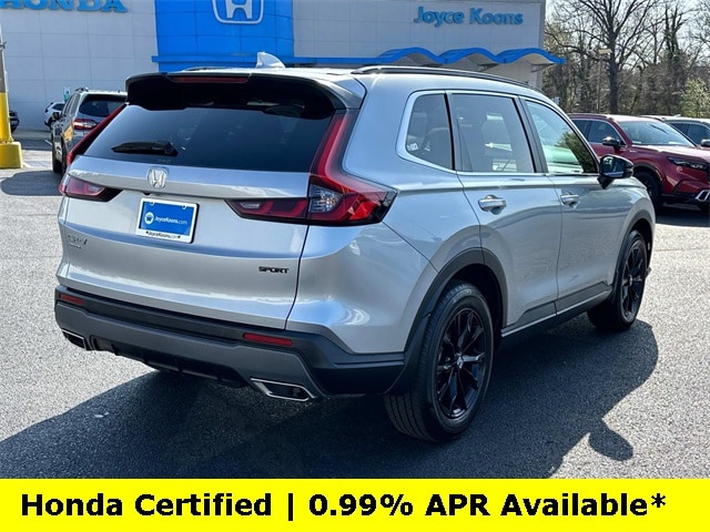 Certified 2025 Honda CR-V Sport-L with VIN 5J6RS6H85SL025115 for sale in Manassas, VA
