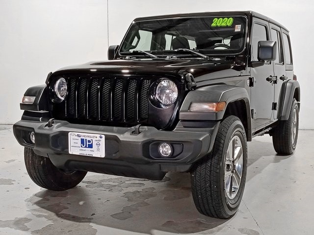 Used 2020 Jeep Wrangler Unlimited Sport with VIN 1C4HJXDG9LW234445 for sale in Peru, IL