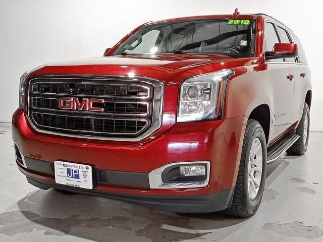 Used 2018 GMC Yukon SLT with VIN 1GKS2BKC1JR297898 for sale in Peru, IL