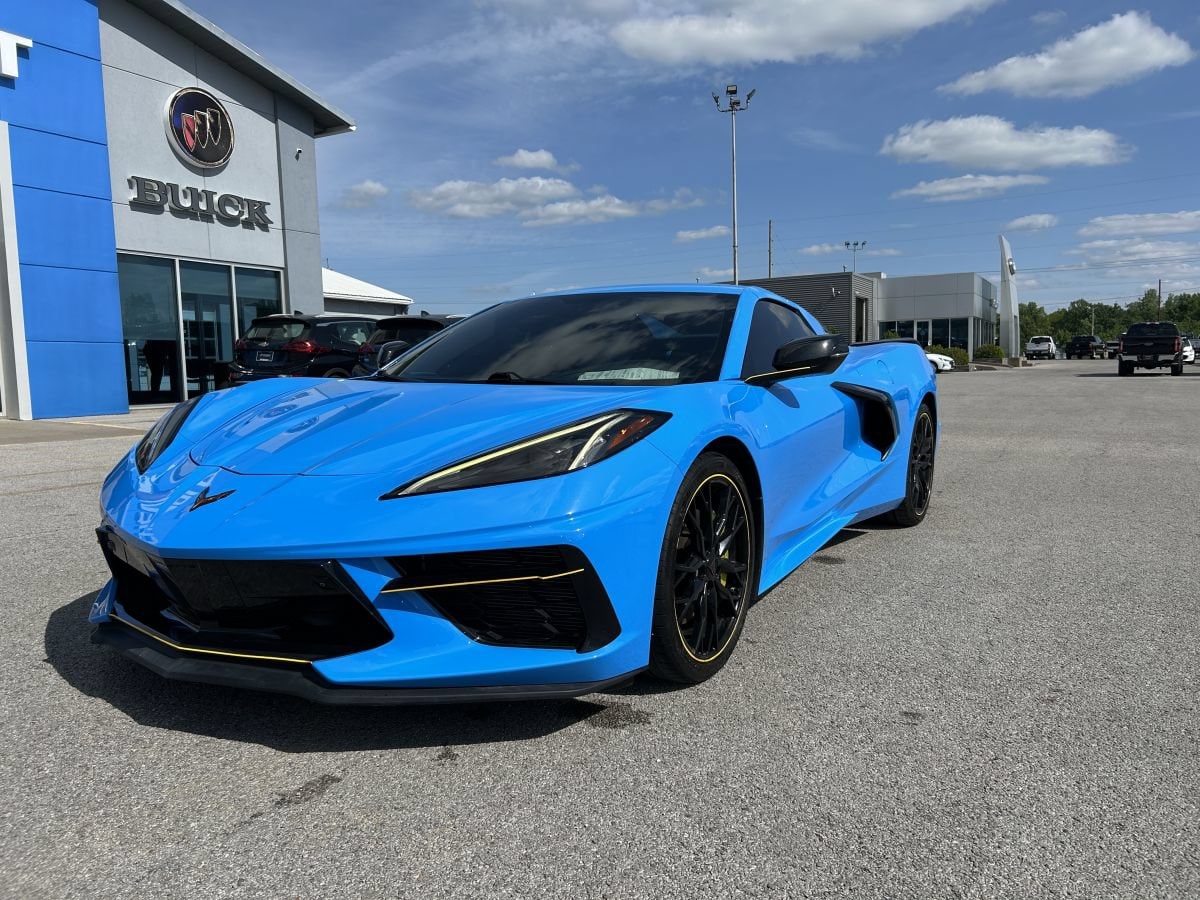 Rapid Blue 2023 Chevrolet Corvette Convertible Rear-Wheel Drive 8-Speed Automatic