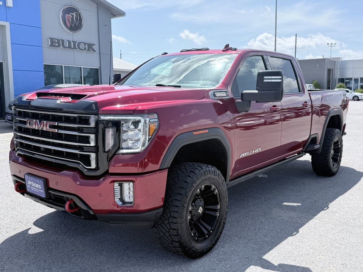 Cayenne Red Tintcoat 2023 GMC Sierra 2500HD AT4 Crew Cab 4WD Pickup Truck Four-Wheel Drive Automatic