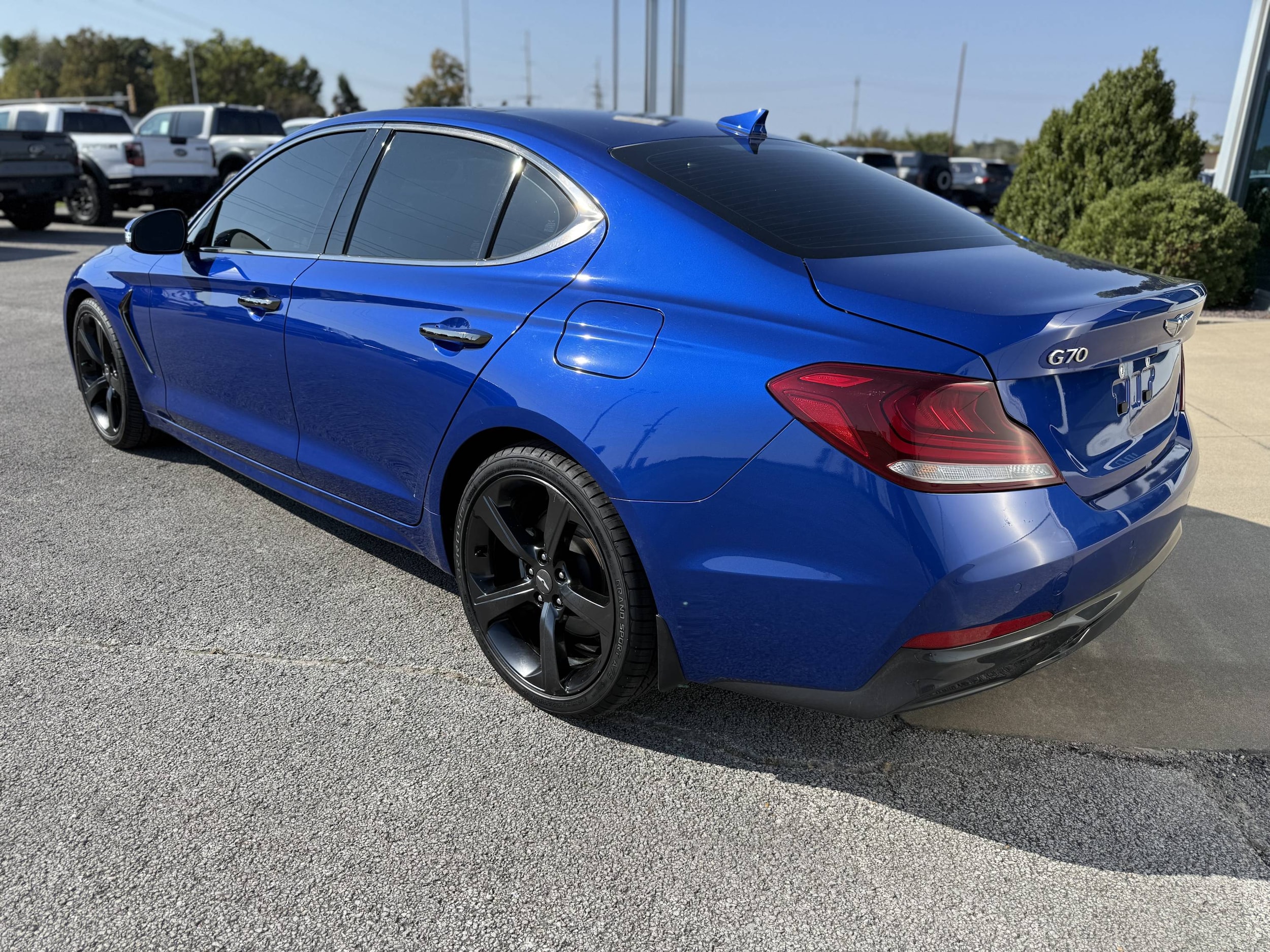 Used 2019 GENESIS G70 Advanced with VIN KMTG44LA9KU034143 for sale in Anna, IL