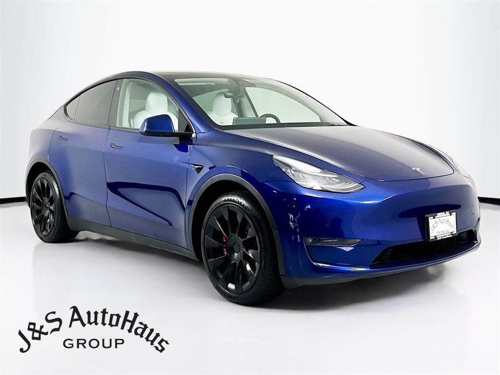 Used 2021 Tesla Model Y For Sale at J &S AutoHaus Group | VIN 
