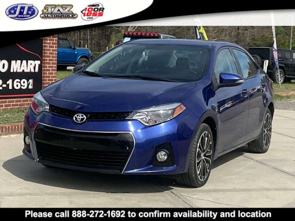 Used 2014 Toyota Corolla S Sedan