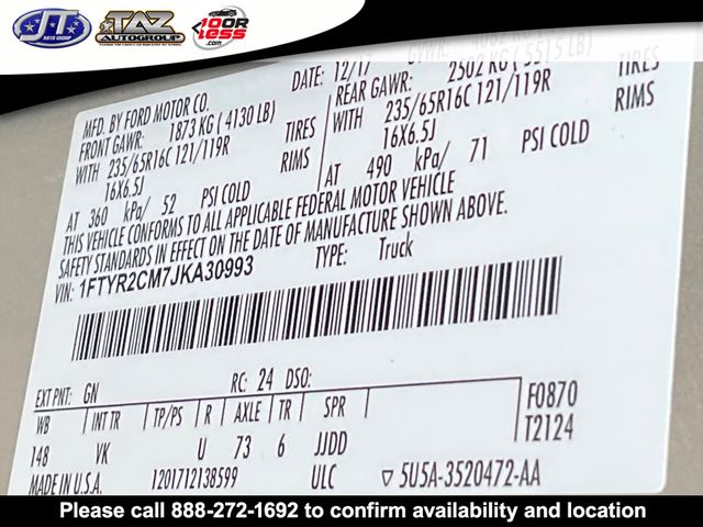 2018 Ford Transit Van Base - Photo 17