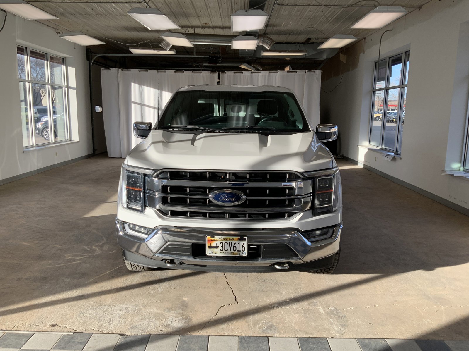 Used 2021 Ford F-150 Lariat with VIN 1FTFW1E80MFB94416 for sale in Alexandria, Minnesota