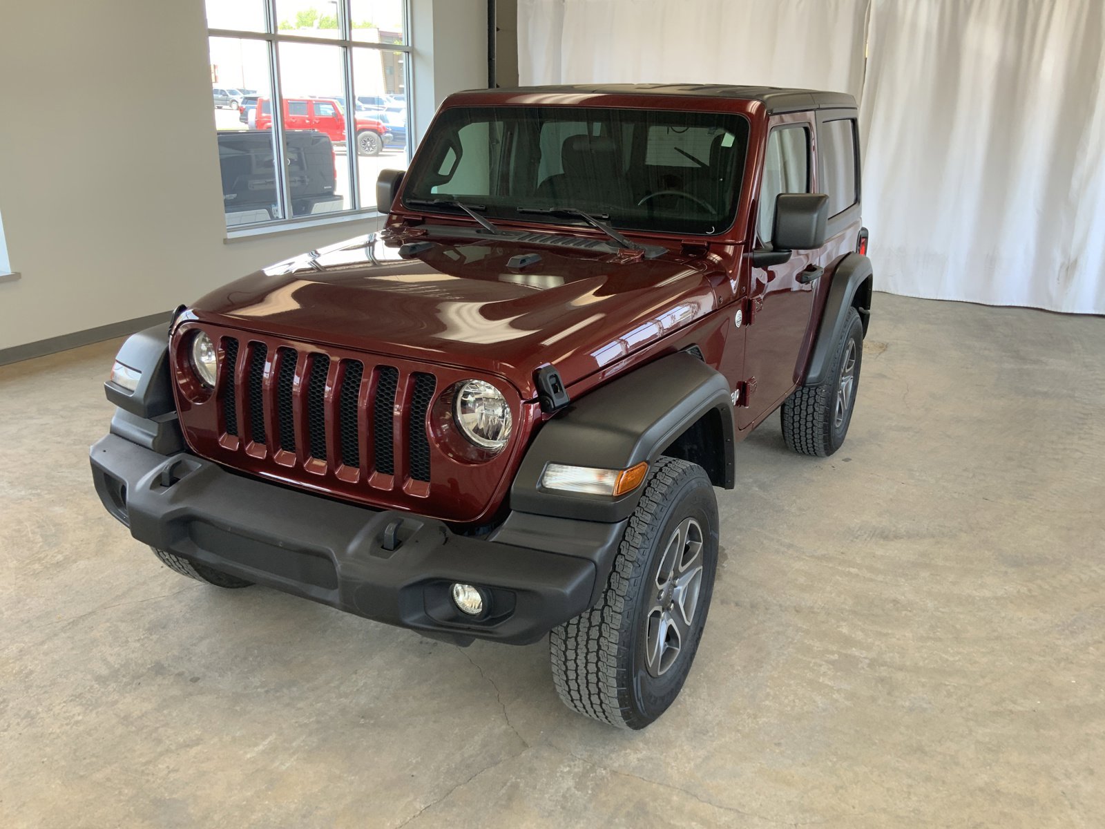 Used 2021 Jeep Wrangler Sport S with VIN 1C4GJXANXMW582349 for sale in Alexandria, MN