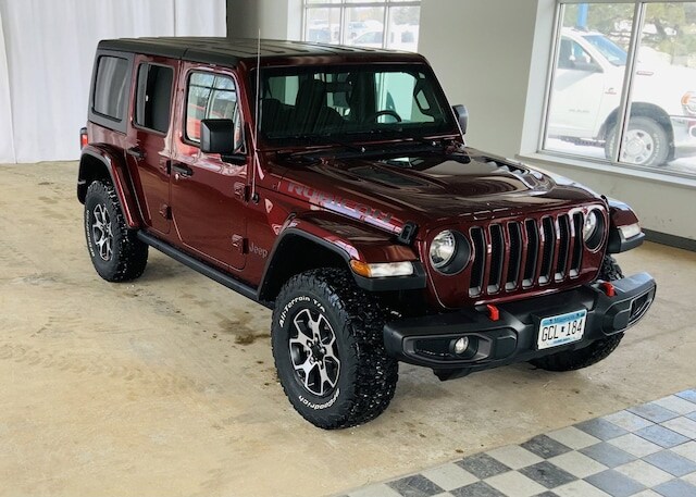 Used 2021 Jeep Wrangler Unlimited Rubicon with VIN 1C4HJXFG8MW662666 for sale in Alexandria, Minnesota