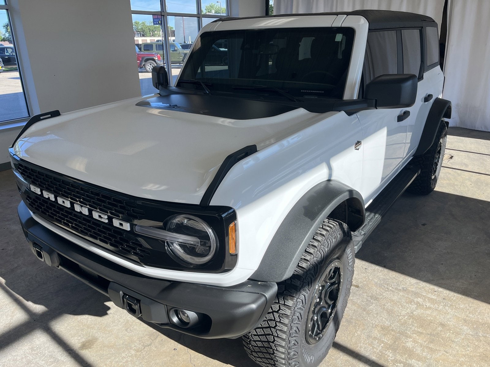 Used 2023 Ford Bronco 4-Door Wildtrak with VIN 1FMEE5DP6PLB04752 for sale in Alexandria, MN