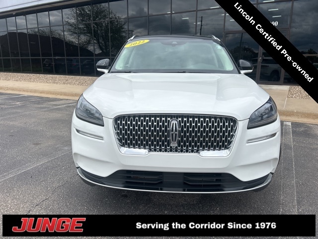Certified 2022 Lincoln Corsair Base with VIN 5LMCJ1D91NUL37455 for sale in Hiawatha, IA
