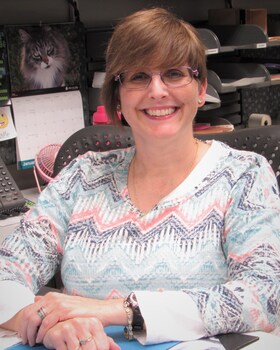 Staff member Angie Petrone from 450633ef5bb7