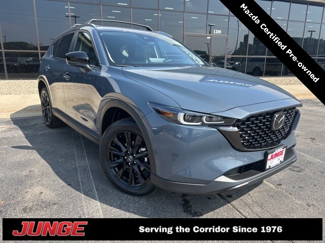 Featured Pre-Owned 2025 Mazda CX-5 2.5 S Carbon Edition SUV for sale in Hiawatha, IA
