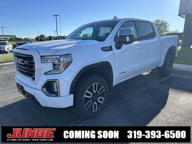 Used 2021 GMC Sierra 1500 AT4 with VIN 3GTP9EED4MG449454 for sale in Hiawatha, IA